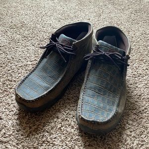 Twisted X Moccasins Alligator Print